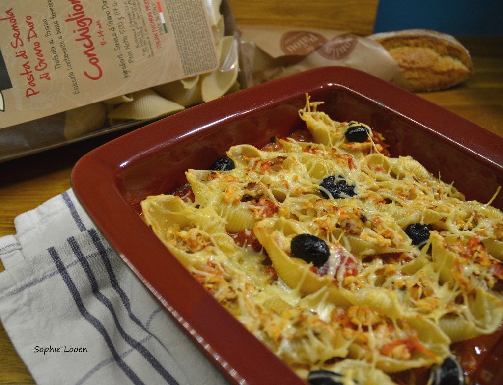 Conchiglionis farcies au poulet
