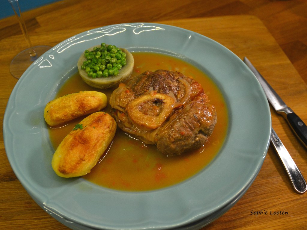 Jarrets de veau braisés&nbsp;Clamart