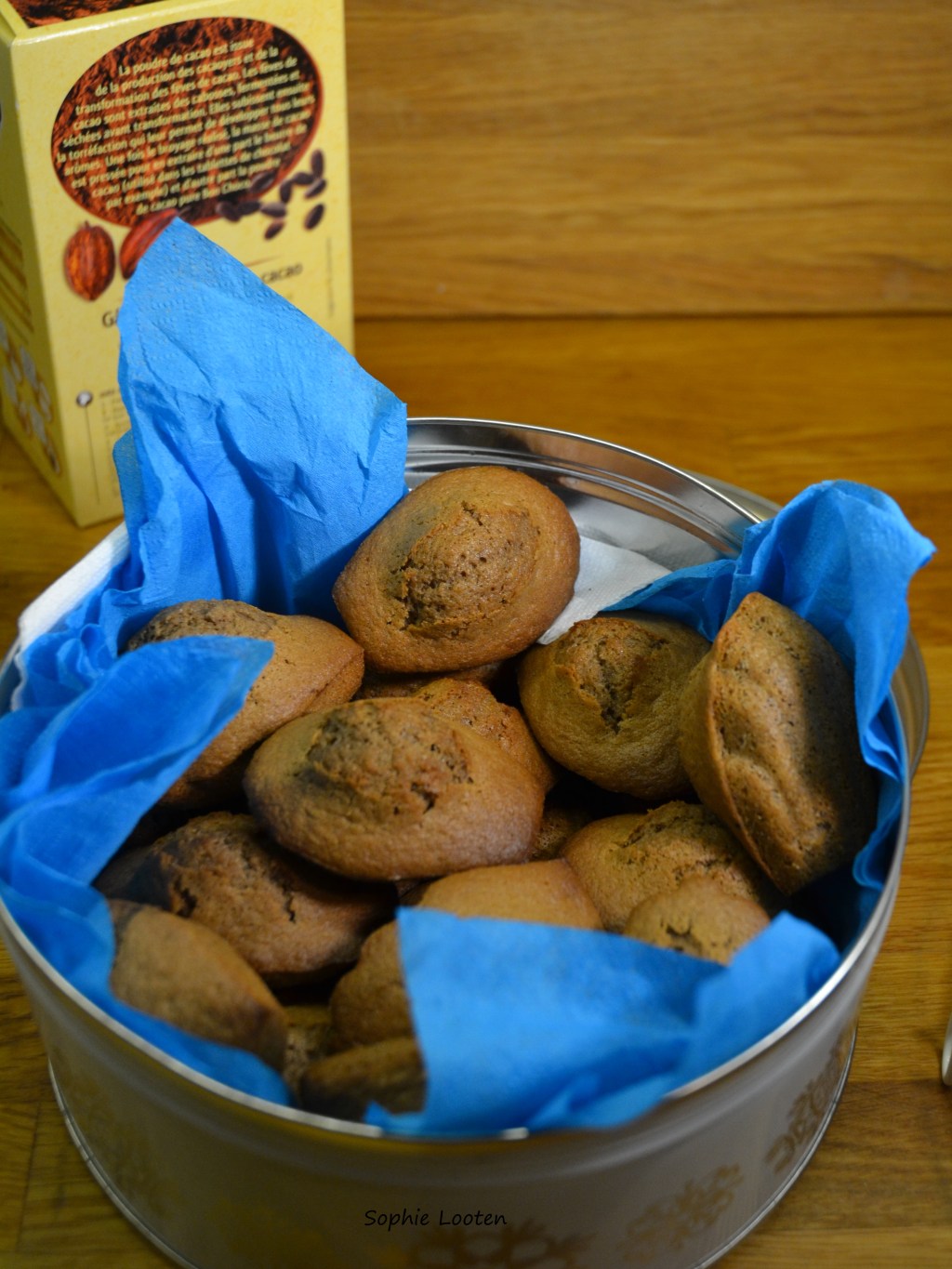 Madeleines au cacao