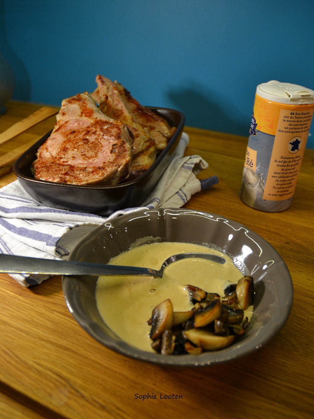 Côtes de veau normande