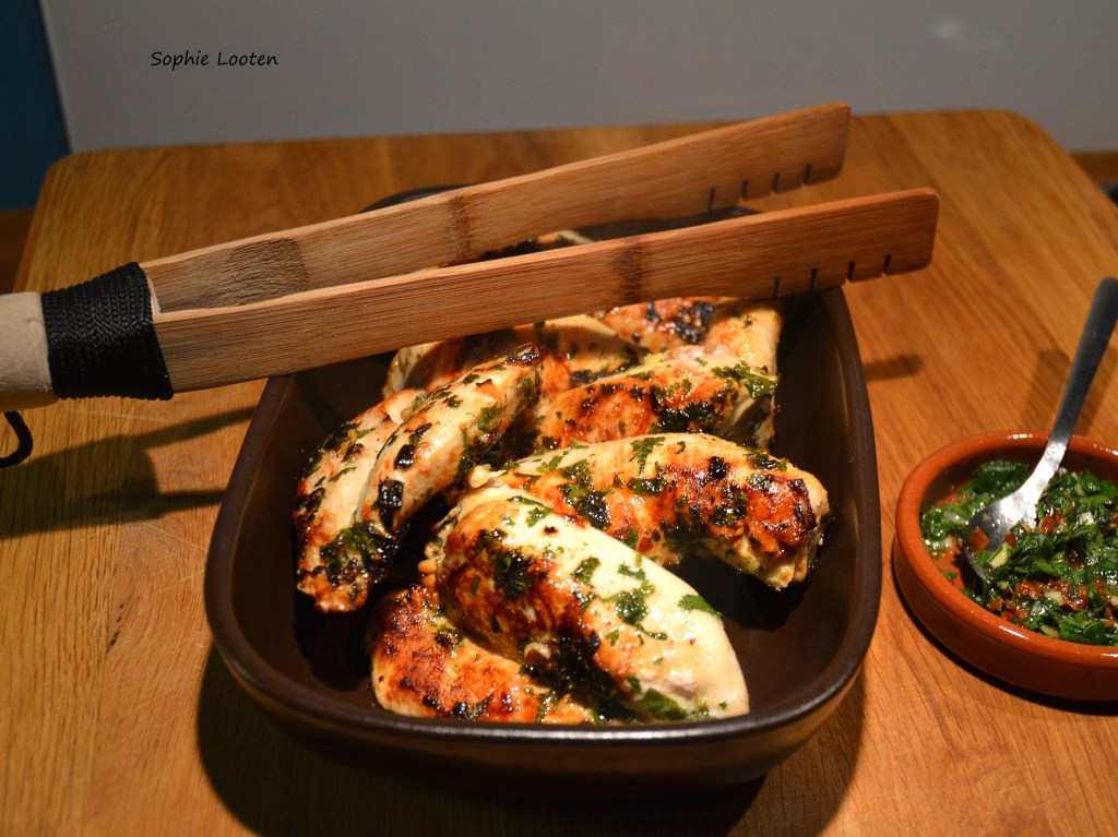 Poulet mariné à la coriandre, citron vert et&nbsp;citronnelle