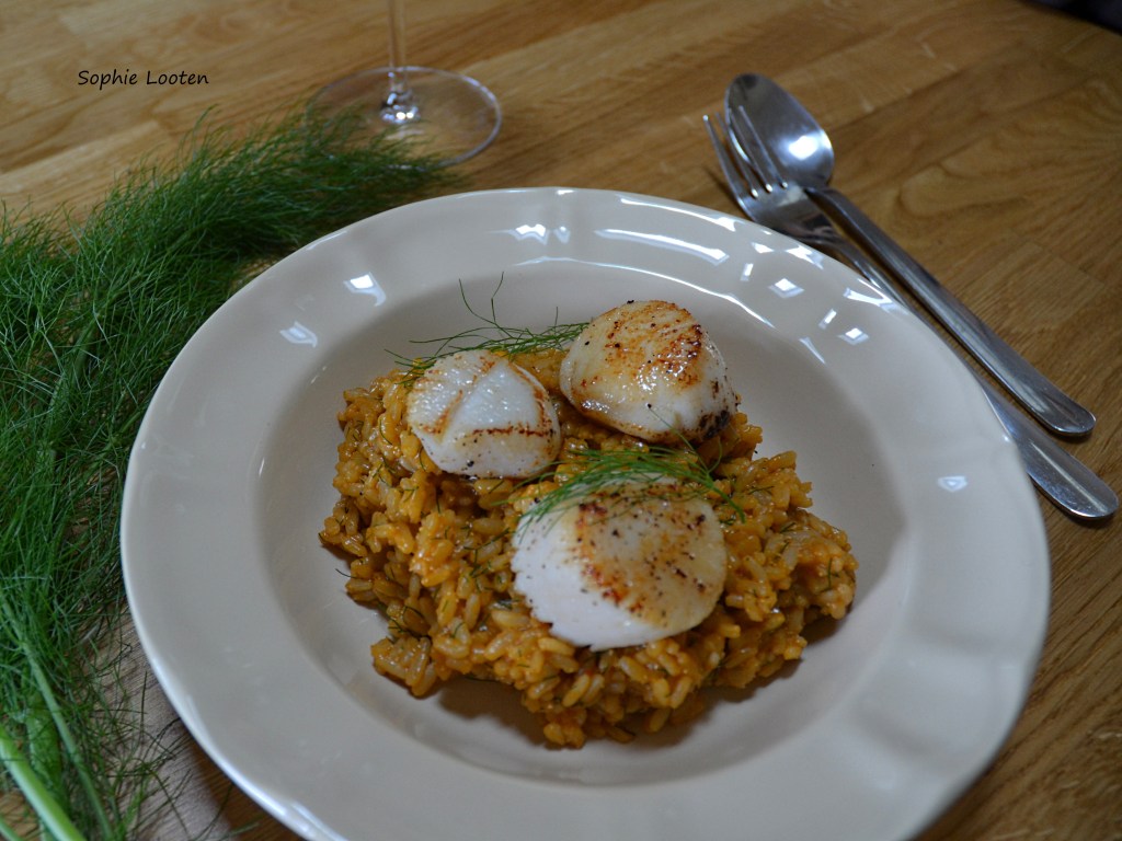 Risotto aux langoustines et St Jacques – Au&nbsp;Companion