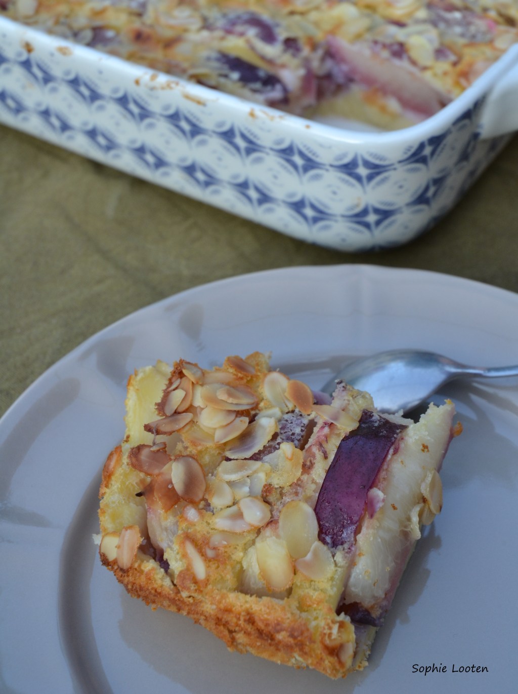 Flaugnarde aux nectarines
