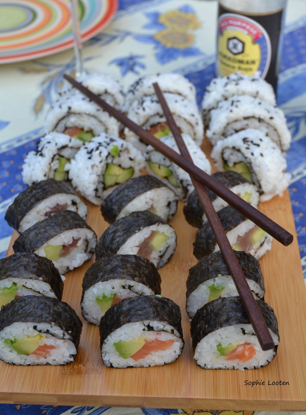 Makis de thon et&nbsp;saumon