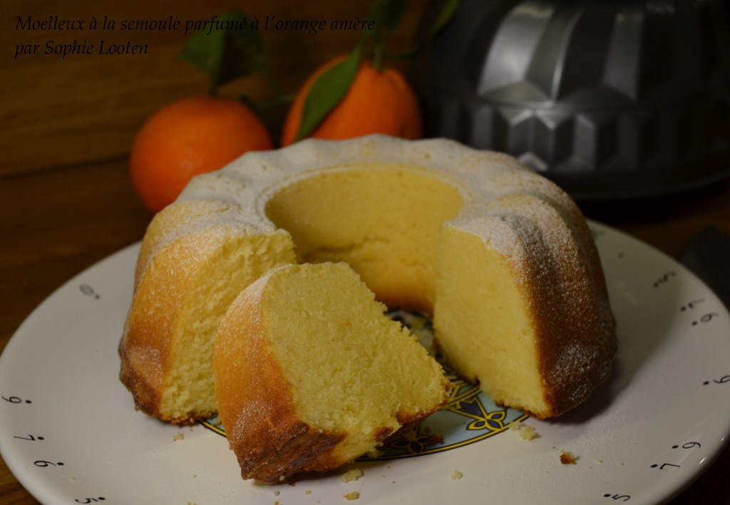 Moelleux à la semoule parfumé à l&rsquo;orange&nbsp;amère