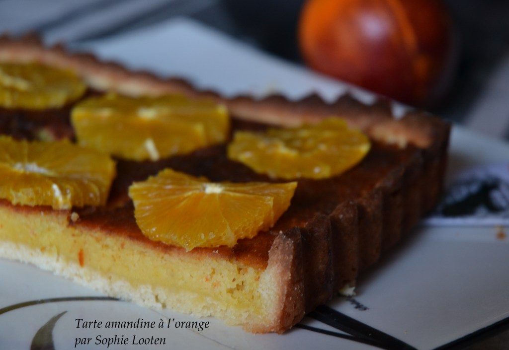 Tarte amandine à&nbsp;l&rsquo;orange