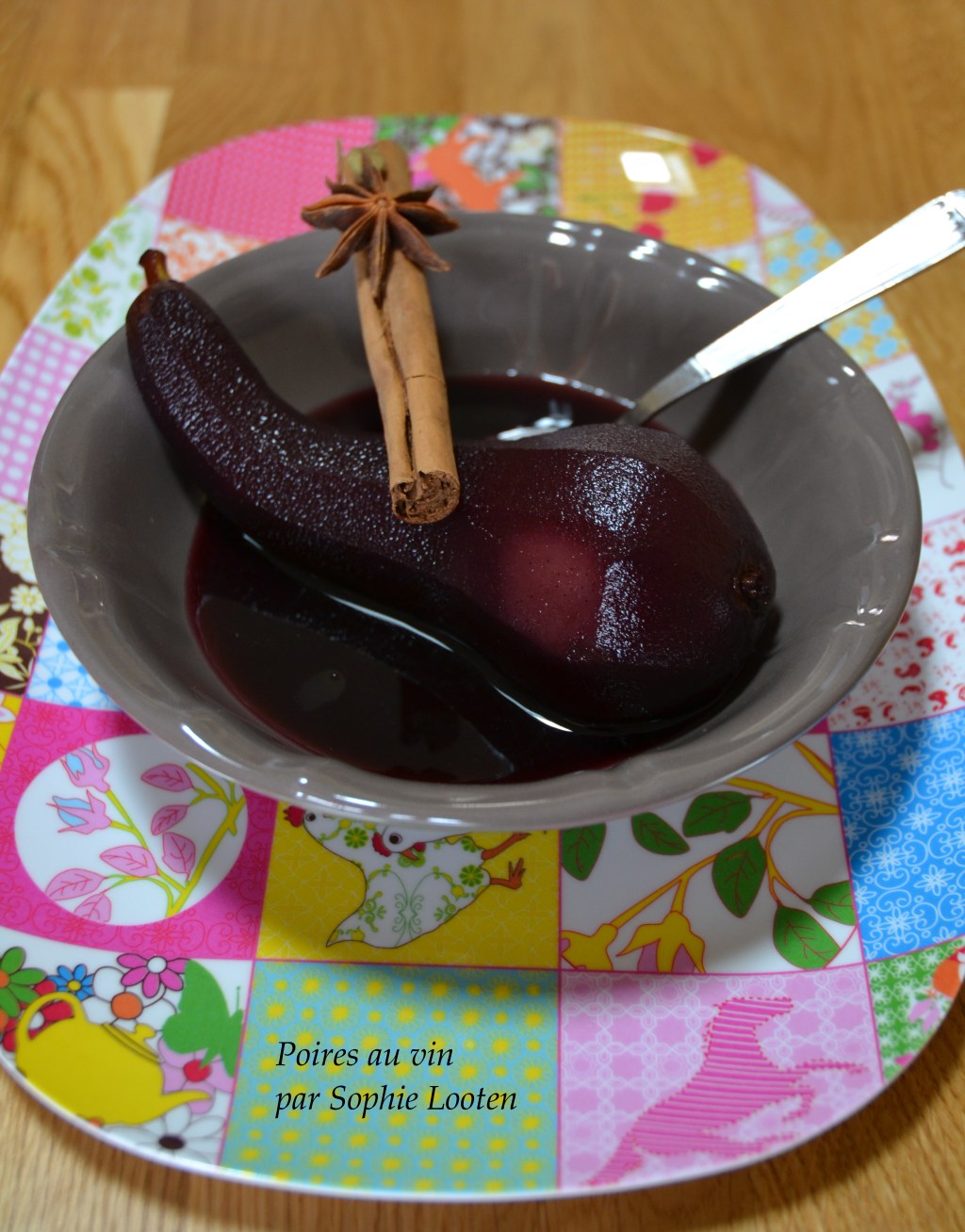 Poires au vin